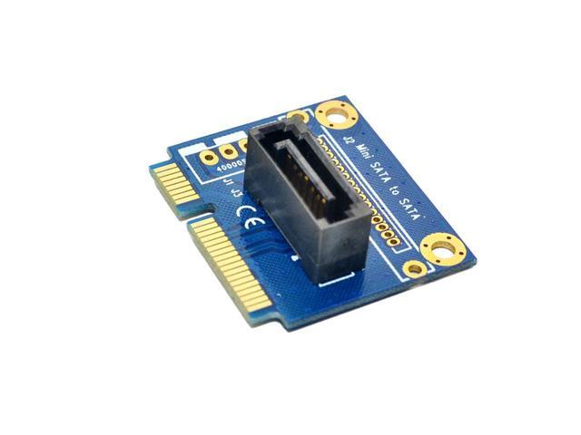 mSATA to SATA Converter Card Mini SATA to 7Pin SATA PCI-e Extension Adapter Half-size for 2.5' 3.5' HDD SSD Hard Drive