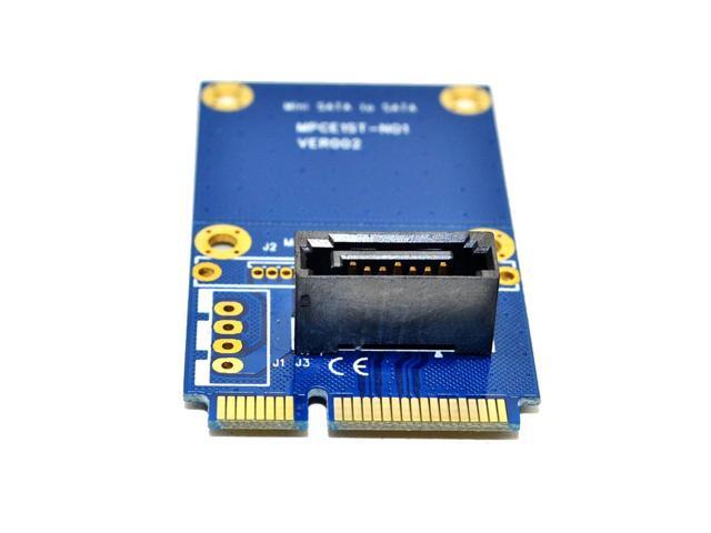 mSATA to SATA Converter Card Mini SATA to 7Pin SATA PCI-e Extension Adapter Half-size for 2.5' 3.5' HDD SSD Hard Drive