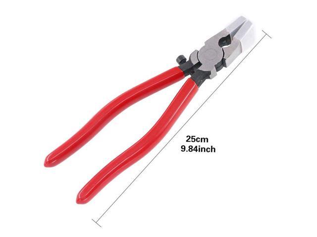 Heavy Duty Key Fob Pliers Tool Metal Glass Running Pliers With Flat Jaws Studio Running Pliers Attach Rubber Tips