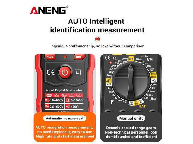 Aneng 8340 Mini Smart Digital Multimeter Voltmeter Ohm Meter Anti-Burning Automatic Tester Professional Electrician Repair Tools