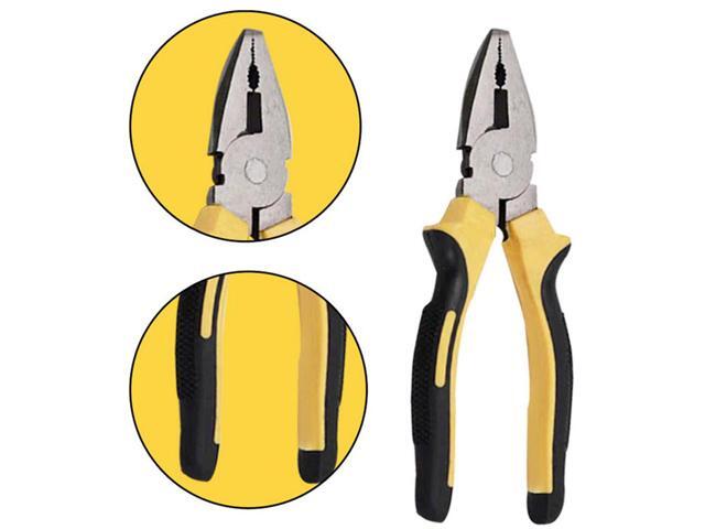 Household Multi-Function Pliers PVC Plastic Handle Wire Cutters Vise 8-Inch Wire Cutters Hardware Tools