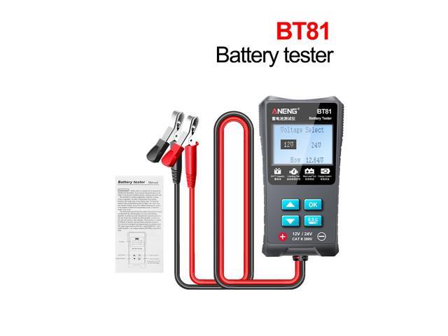 ANENG BT81 Car Battery Tester 12V/24V 100 to 1700CCA Cranking Charging Circut Tester Battery Analyzer 12/24 Volts Battery Tools (no box)