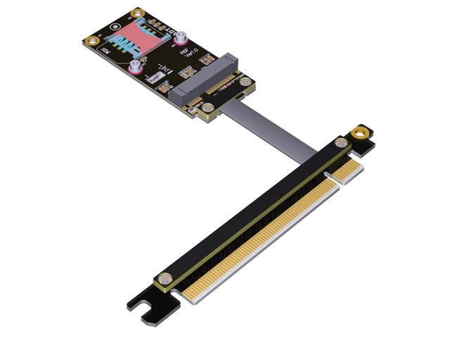 ADT-Link PCI-E x16 To miniPCIe Extension Cord Adapter Cable gen3 8G/bps PCIe x16 mini PCIe For Wireless Card - 10CM