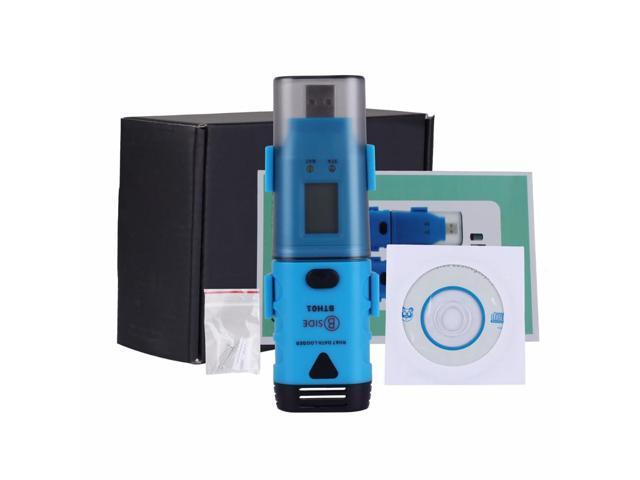 Bside BTH01 Portable Two Channel Temperature Humidity Dew Point Data Logger With LCD Display USB Interface