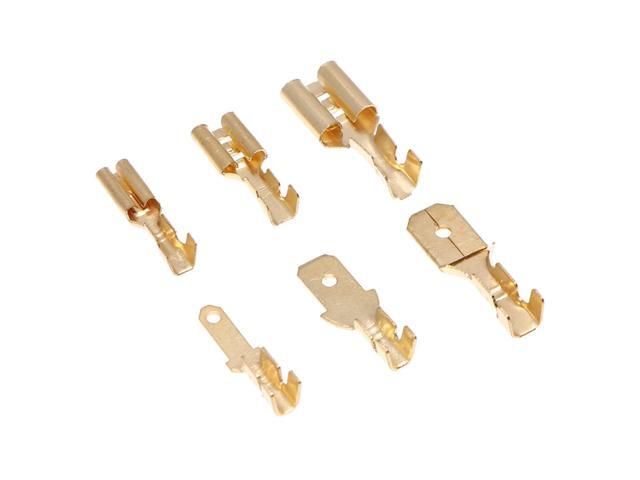 600PCS 2.8/4.8/6.3mm Male Female Spade Connectors Assorted Insulated Electrical Connectors Wire Terminals Crimp with Storage Box Portable