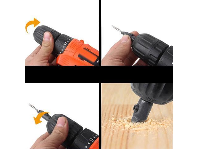 Twist Drill Portable Countersunk Twist Drill Set 5#-12# Smooth Chip Removal Screw Cap Opener Sharp Tooth Edge