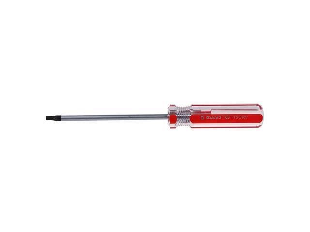 Red Clear Plastic Handle T15 Security Torx Screwdriver Tool