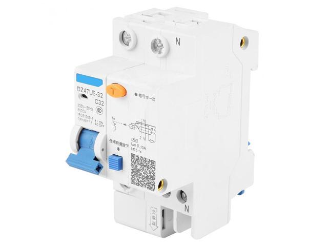 Current Circuit Breaker DZ47LE-32 1P+N C32 RCCB Residual Current Circuit Breaker 30mA 230V