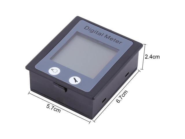 Power Meter 80-260V AC 10A Digital Monitoring Multimeter Ammeter Voltmeter Power Monitor Energy Tester