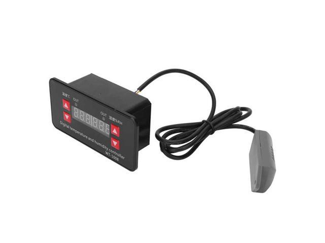 Temperature and Humidity Controller Digital Display Greenhouse Switch WT-1008 110-220VAC Temperature Controller