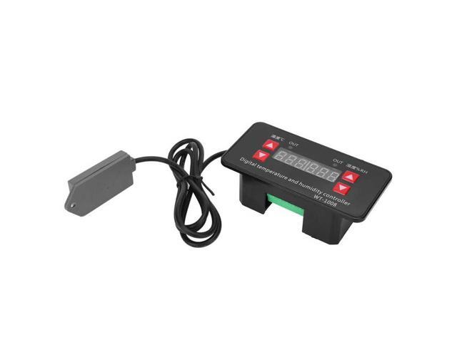 Temperature and Humidity Controller Digital Display Greenhouse Switch WT-1008 110-220VAC Temperature Controller