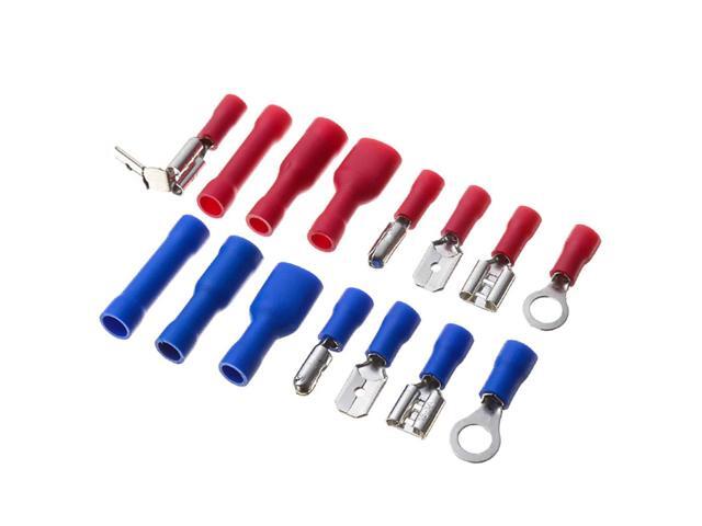 200PCS Crimp Cable Terminals Set Kit Heat Shrink Insulated Wire Electrical Connector Assorted Box Portable