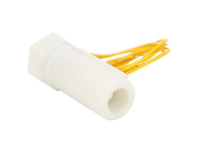 DC0-110V Plastic Water Flow Sensor Switch Piston Type G1/2in Male/Female Thread Water Flow Switch