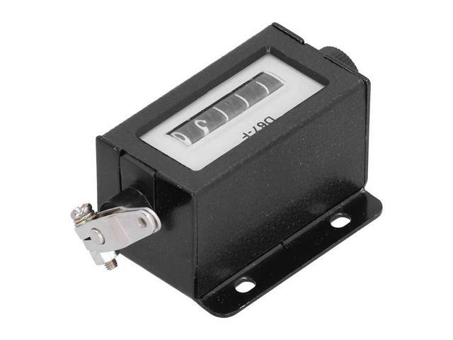 Mechanical Counter 5 Digit Metal Manual Resettable Hand Pull 0-99999 Counting Tally D67-F Hand Tools