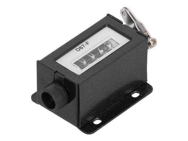 Mechanical Counter 5 Digit Metal Manual Resettable Hand Pull 0-99999 Counting Tally D67-F Hand Tools