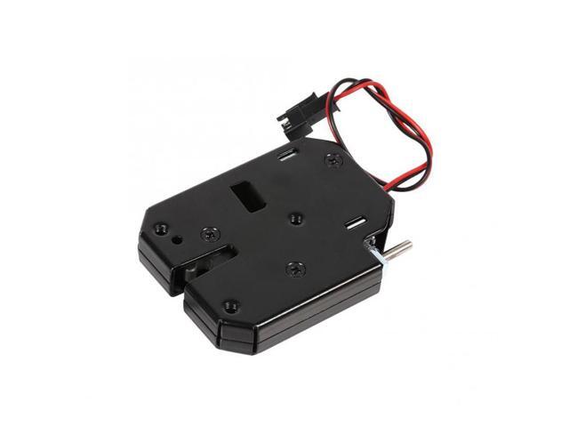 Electric Cabinet LockDC 12V 2A Electromagnetic Electric Control Cabinet Drawer Lockers Lock Latch Carbon Steel Black