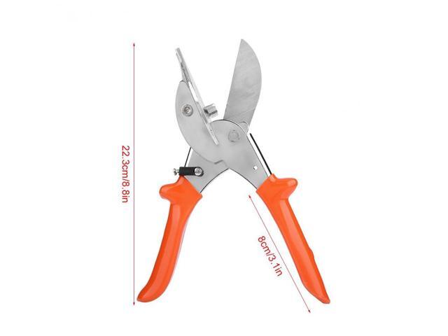 Multifunctional Angle Scissors Adjustable Angle Shear Multi Angle Wire Duct Cutter Hand Tools - Orange