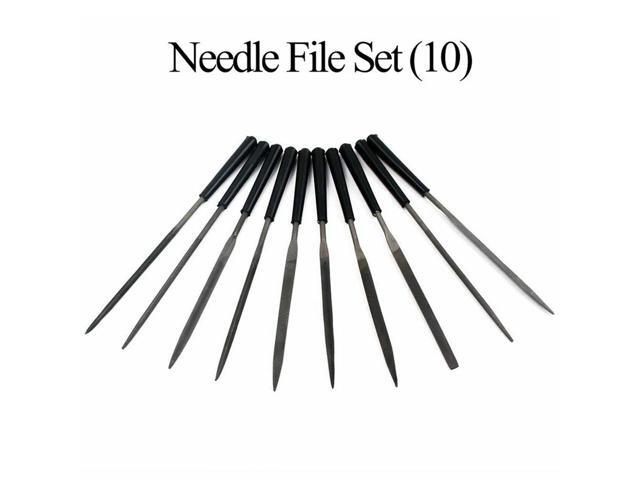 10pcs Guitar Frets Nuts File Set Polished File Guitar Repairing Tools Professional Guitar Luthier Tool for Stringed Musical Instrument
