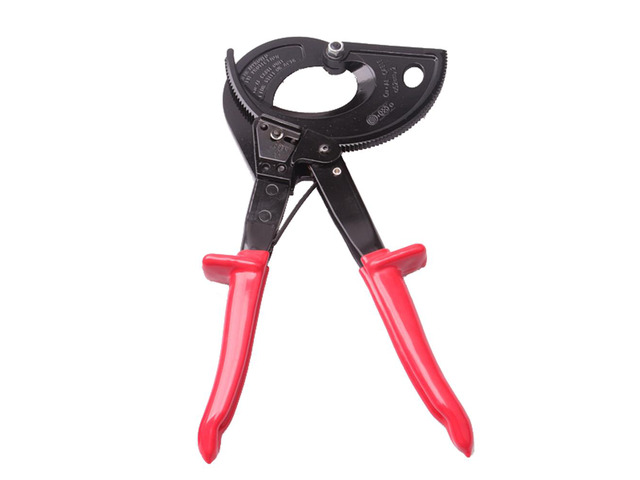 WX-325 240mm Hand Ratchet Cable Wire Cutting Tool Ratcheting Wire Cutter for Insulated Large Cable Below