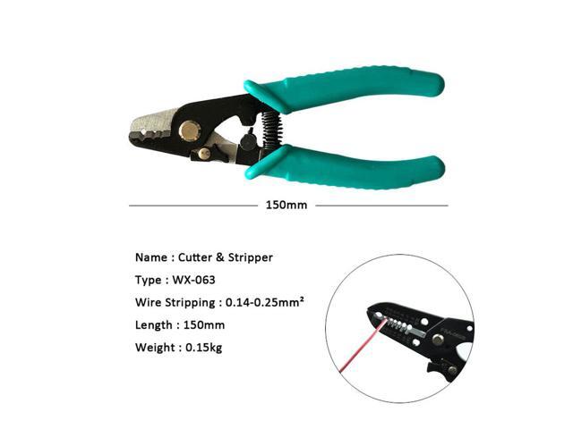 WX-063 Multifunctional Wire Stripper High Precision Tool Stripping Tools Crimping Pliers Terminal 0.14-0.25mm² Tool