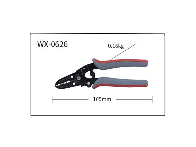 WX-0626 Multifunctional Wire Stripper Cable Stripper For Stripping Range 0.9-6.0mm² Cutter Stripper Scissors Stripping Strand