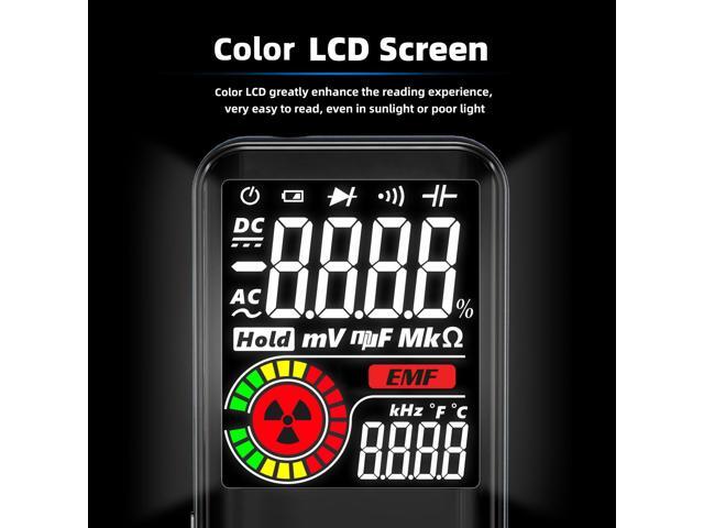 BSIDE S11 Digital Multimeter Color Display 9999 Count Auto Range Voltmeter Rechargeable with EMF Detector Capacitance Diode Tester