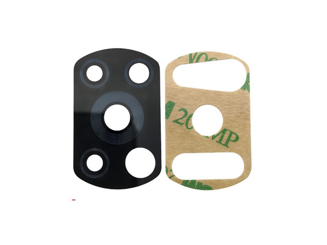 New For Xiaomi Pocophone X3 Back Camera Glass Lens with Frame Main Rear Lens For Poco X3