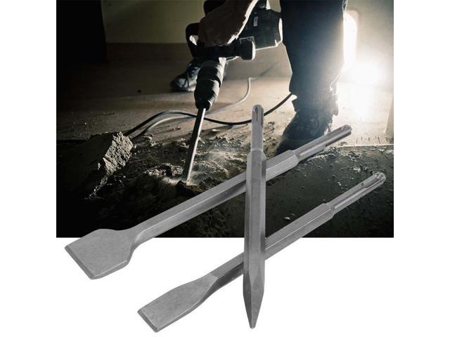 3 pcs Hammer Chisel Bit Set for Electric Demolition Hammer Concrete Breaker Rotary Chisel Set Drill Bit