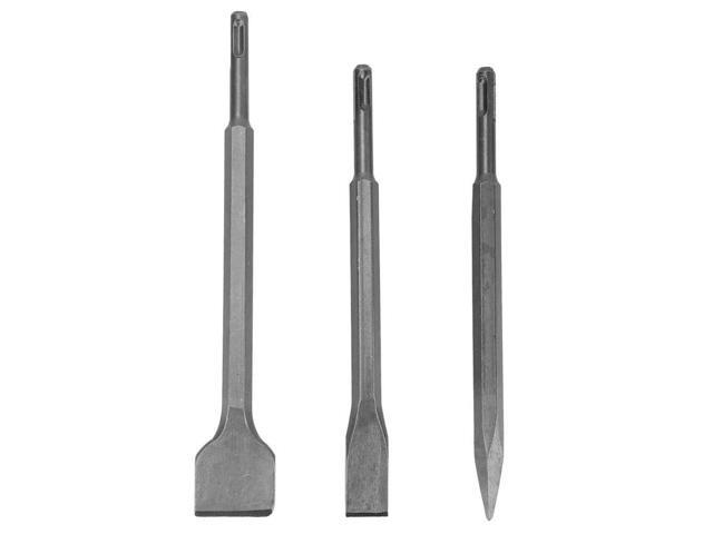 3 pcs Hammer Chisel Bit Set for Electric Demolition Hammer Concrete Breaker Rotary Chisel Set Drill Bit