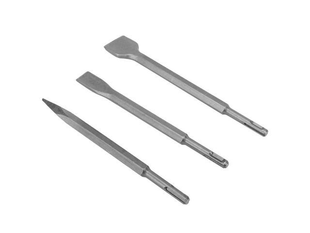 3 pcs Hammer Chisel Bit Set for Electric Demolition Hammer Concrete Breaker Rotary Chisel Set Drill Bit
