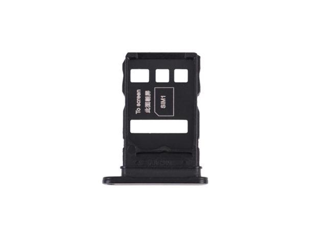 New For Honor 50 Sim Card Tray Holder Honor50 SIM & SD Memory Card Tray Slot Holder Adapter Socket Smartphone Repair Parts - Black