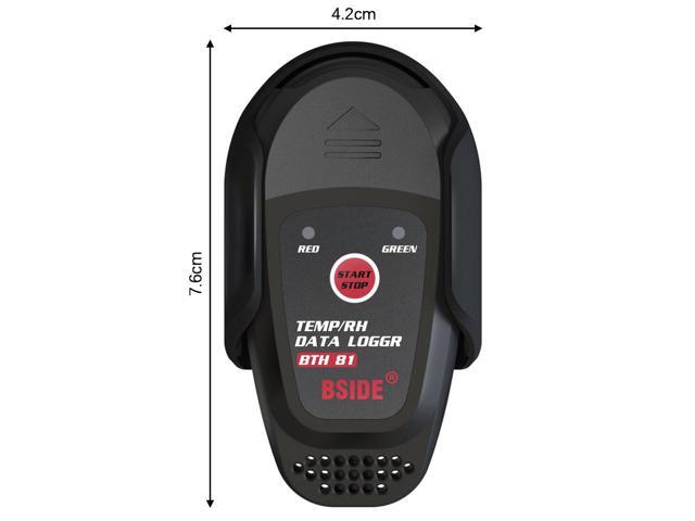 BSIDE BTH81 Relative Humidity Temperature Recorder TEMP/RH Data Logger Thermometer Hygrometer Moisture Meter with USB