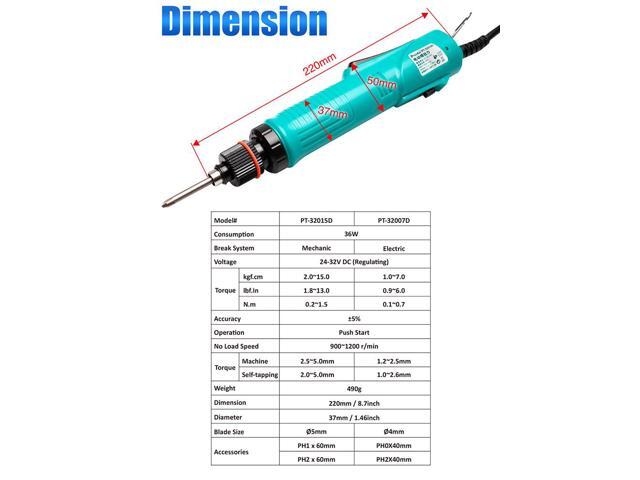 Pro'sKit UPT-32015D Variable-frequency Electric Screwdriver(0.4-1.5N. m) Electrician Electric Tools Power Toolkit