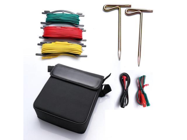 4105A Digital Earth Resistance Tester Ground Resistance Voltage Meter 20/200/200Ohm Measuring Instrument Tools Batter