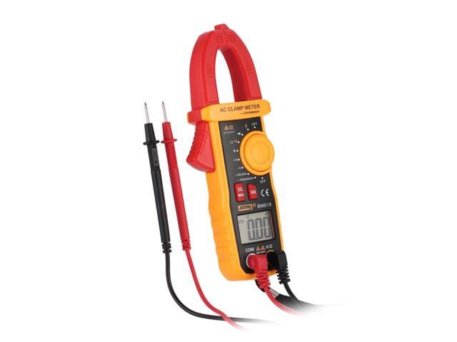 SZBJ BM818 Digital DC/AC Clamp Meter Multimeter Volt Amp Ohm Diode NCV Capacitance Tester Handheld Non Contact Ammeter Tester