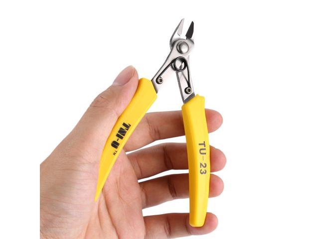 TNI-U TU-23 Diagonal Plier Cutter Cutting Copper Cable Wire Repair Clamp DIY Electronic Mini Hand Tool Shear Snip Nipper