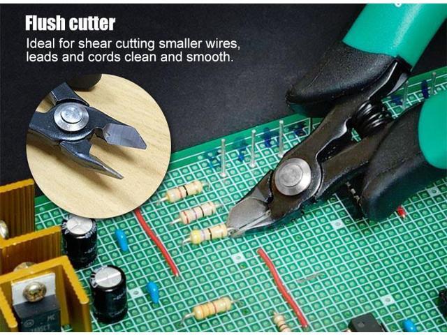 Pro'sKit PM-5101 Cutting Electrical Wire Cable Cutters DIY Electronic Diagonal Pliers Side Cutting Nippers Wire Cutter Tools