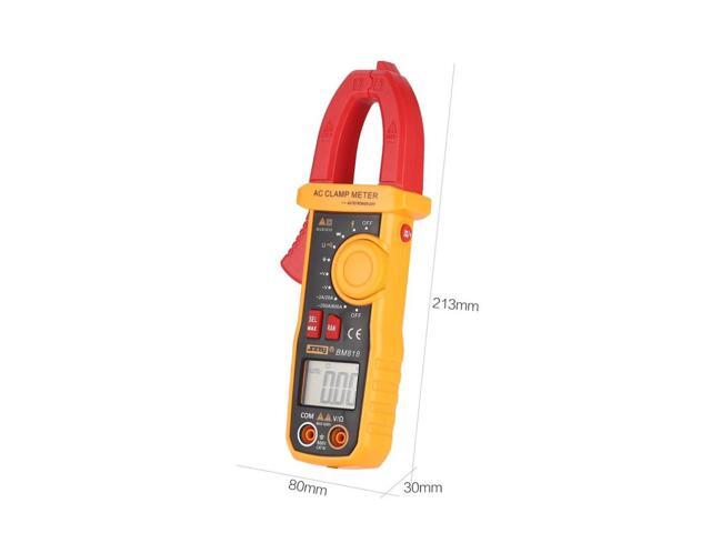 SZBJ BM818 Digital DC/AC Clamp Meter Multimeter Volt Amp Ohm Diode NCV Capacitance Tester Handheld Non Contact Ammeter Tester
