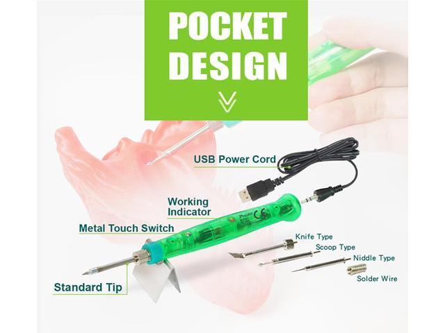 Pro'sKit SI-169U 8W 3D Print Finishing Tool 15sec Fast Heat Up 5V USB Powered Soldering Iron
