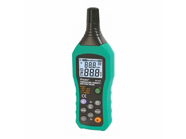 Pro'skit MT-4616 High Precision High Temperature Industrial Temperature And Humidity Meter Dew Point Measurement Testing Instrument