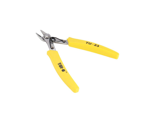 TNI-U TU-23 Diagonal Plier Cutter Cutting Copper Cable Wire Repair Clamp DIY Electronic Mini Hand Tool Shear Snip Nipper