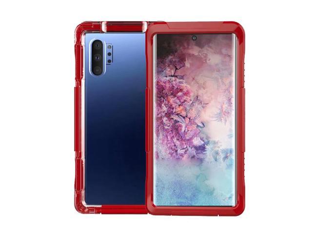 Ultra Thin NEW IP68 Waterproof Protective Case Underwater Snow-Resistant Dustproof Shockproof Fully Sealed Phone Shell For Samsung NOTE 10 Pro - Red