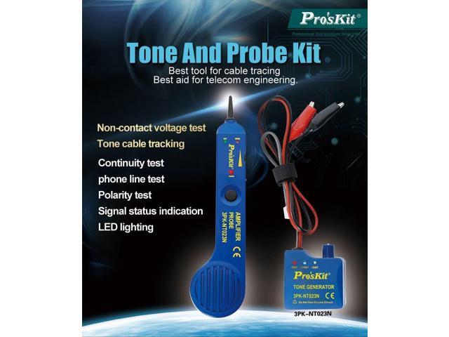 Pro'skit 3PK-NT023N VoIP Call Finder Checker Audio Break Tester Cable Breaker Checker Patrol