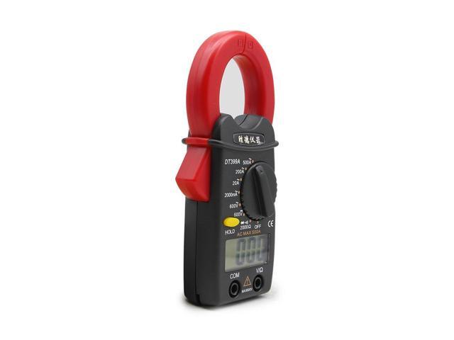 DT399A Digital Clamp Meter Mini Ammeter Clamp Multimeter Small Current Meter Voltage Current Resistance Tester - Bag