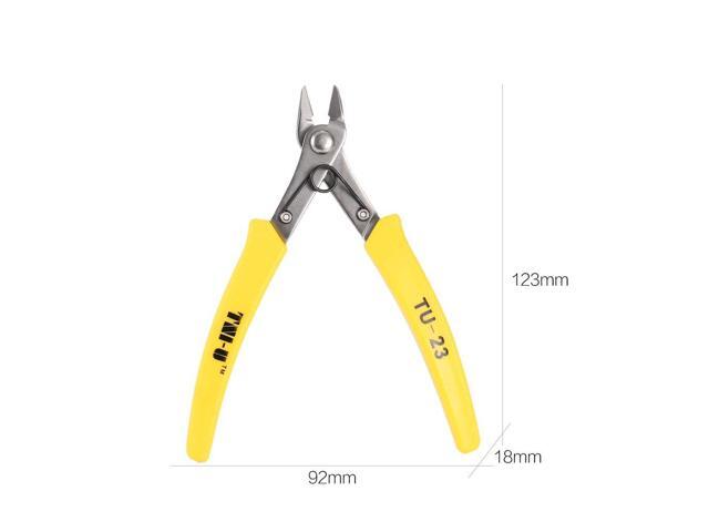 TNI-U TU-23 Diagonal Plier Cutter Cutting Copper Cable Wire Repair Clamp DIY Electronic Mini Hand Tool Shear Snip Nipper