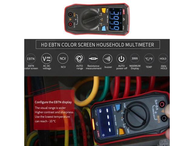 UNI-T UT123 Digital Color Screen Mini High Accuracy Multifunctional Multimeter for Home and Industry Use
