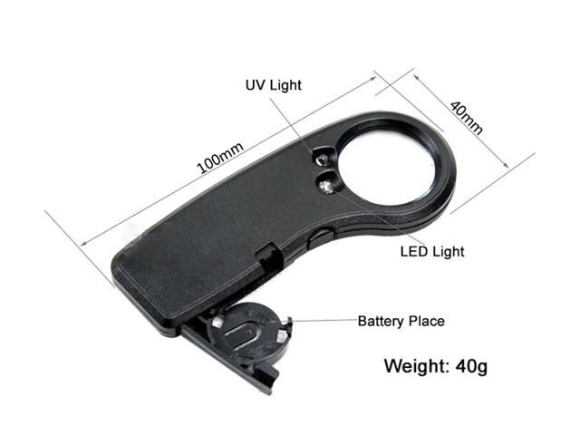 Pro'sKit MA-022 7.5X Times Handheld Magnifying Glass With LED Lights With Currency Detecting Function Read The Newspaper Tools