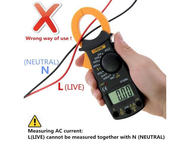 ANENG DT3266L Digital Multimeter Capacitor Tester Testers Be True Transistor Tester 2 Digit Lcd Display Smt Tools Rms Meter Dmm
