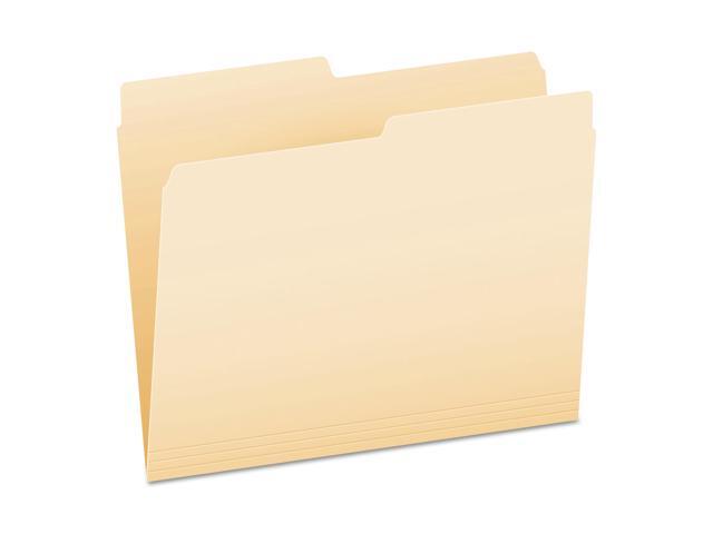 Pendaflex Essentials File Folders 1/2 Cut Top Tab Letter Manila 100/Box 75212