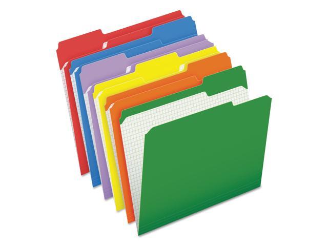 Pendaflex Reinforced Top Tab File Folders 1/3 Cut Letter Assorted 100/Box